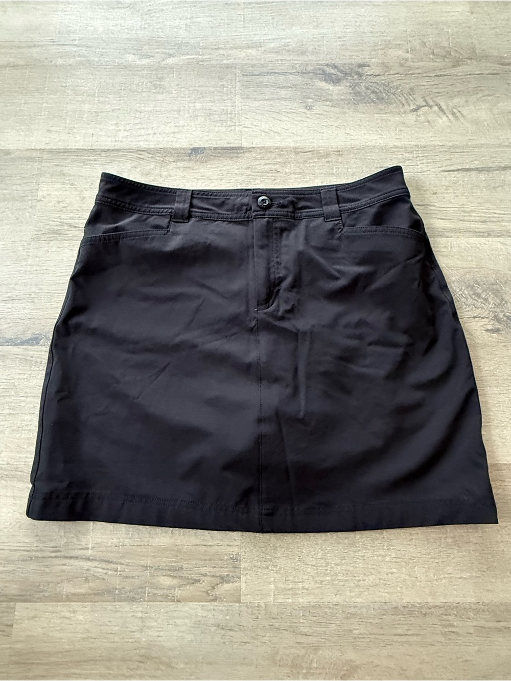 Classic Black A-Line Skort
